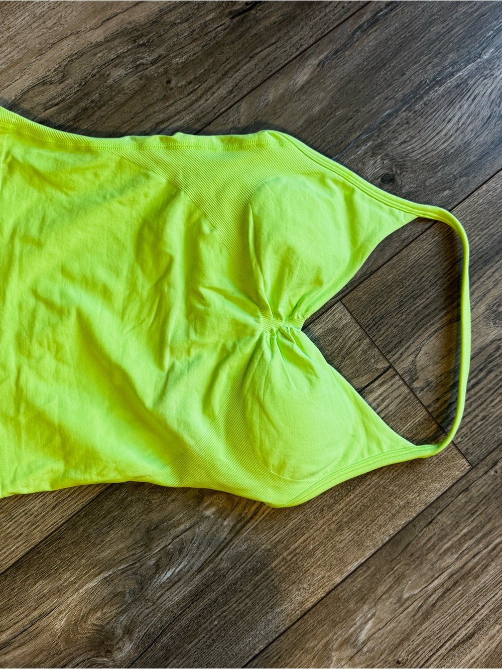 Neon Lime Dfyne Seamless Tank Top